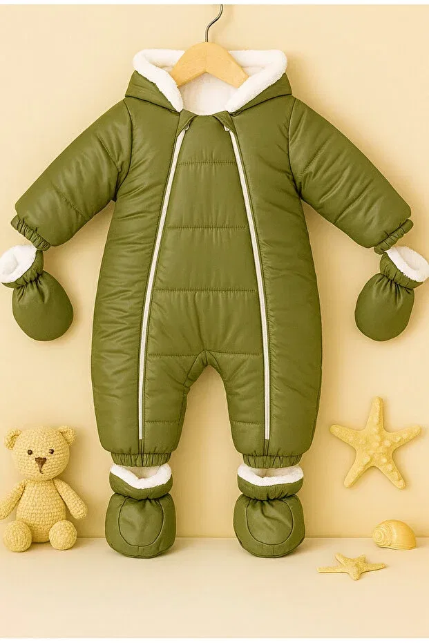 Детский комбинезон для новорожденных с длинным рукавом Dekubaby, Khaki