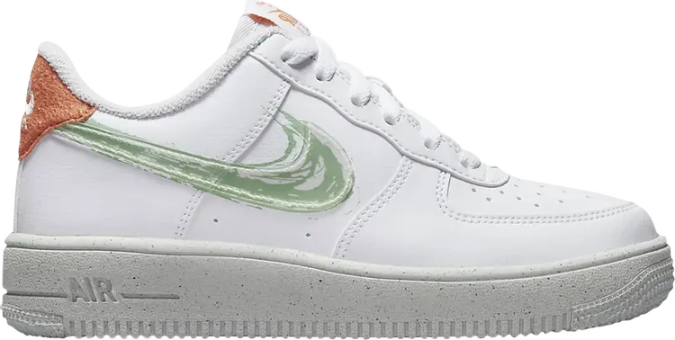 

Кроссовки Nike Air Force 1 Crater GS 'Brushstroke', белый