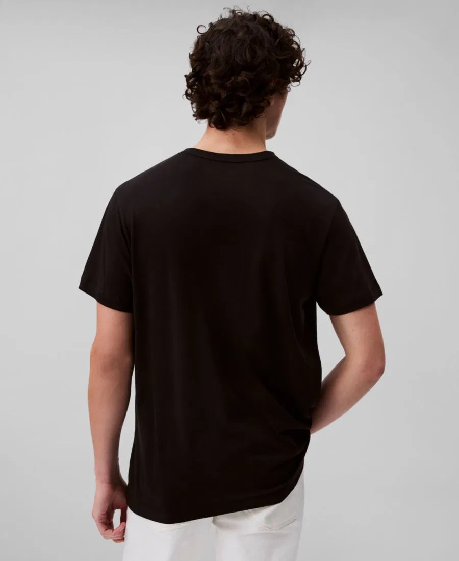 Пижамная футболка Calvin Klein, Black — фото 4
