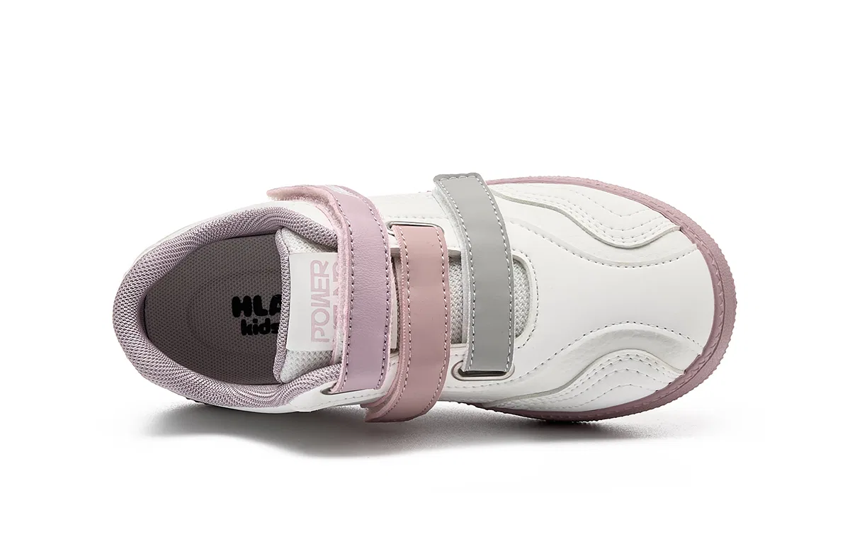 Детские кроссовки для скейтбординга с принтом HLA, White Purple — фото 4