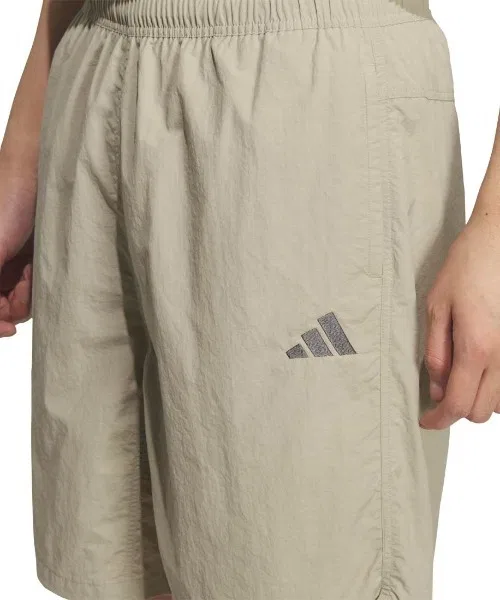Мужские шорты свободного кроя с принтом Adidas, Оранжевый — фото 4
