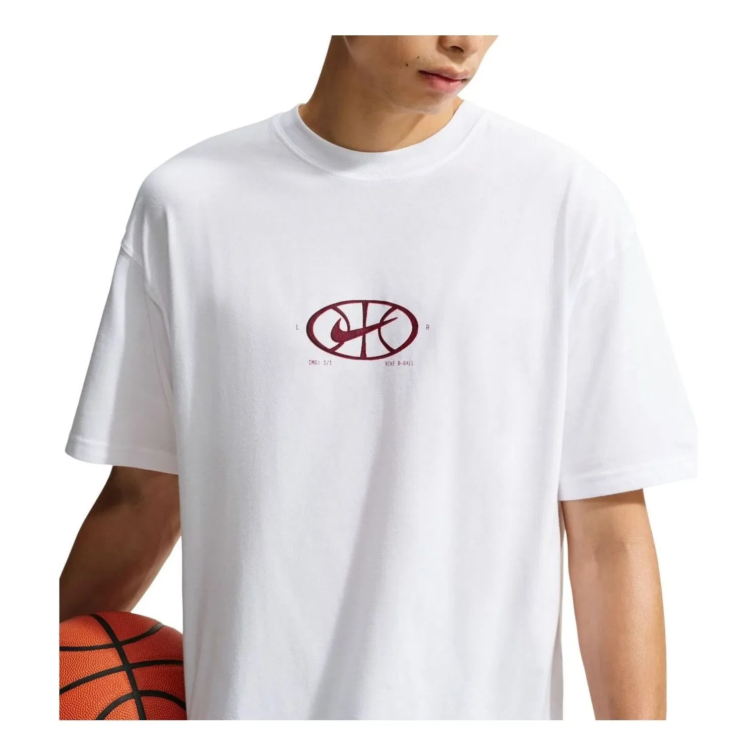 Мужская футболка Basketball T-Shirt 'White' Nike, белый