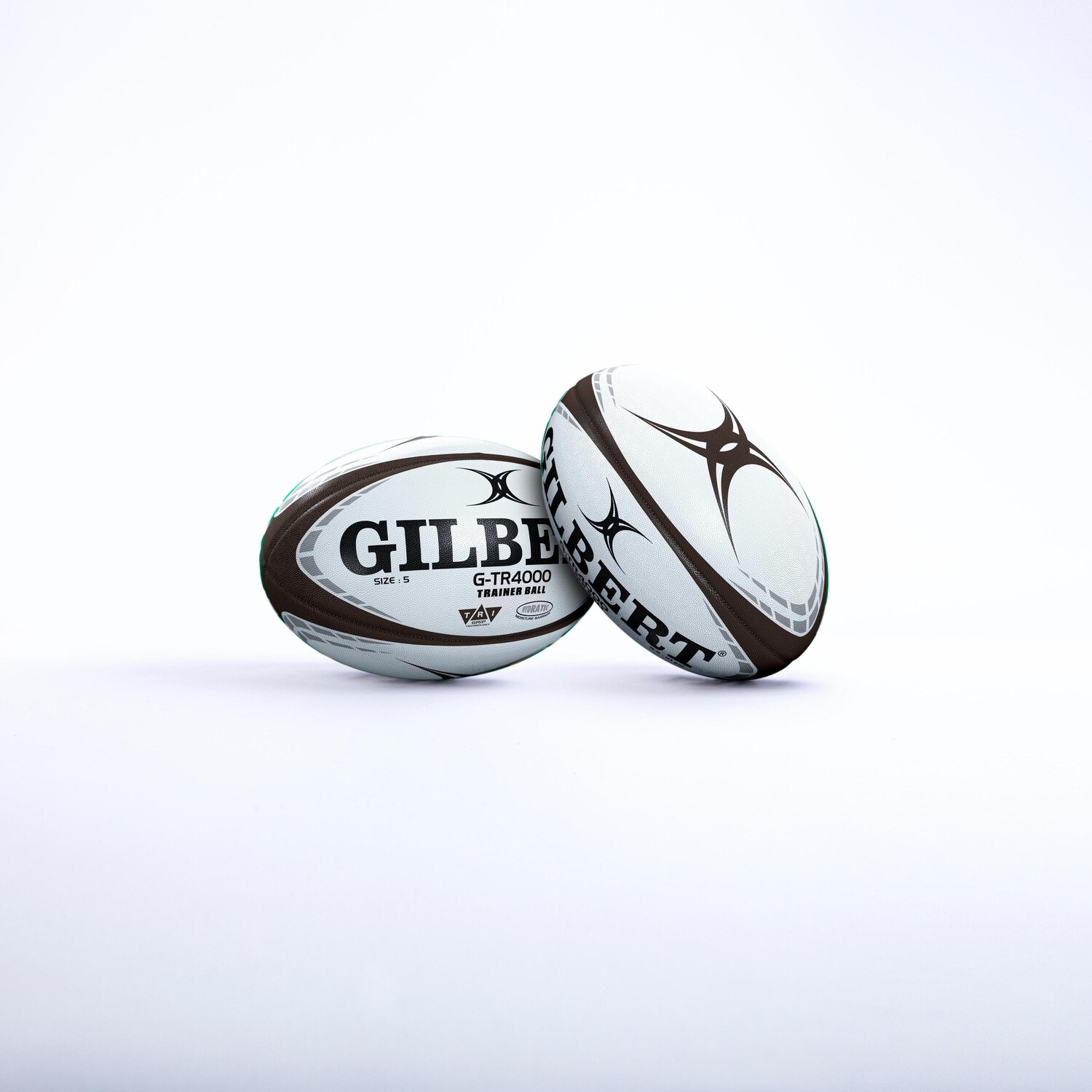 

Мяч для регби размер 5 - Gilbert GTR 4000 белый/черный, белый черный