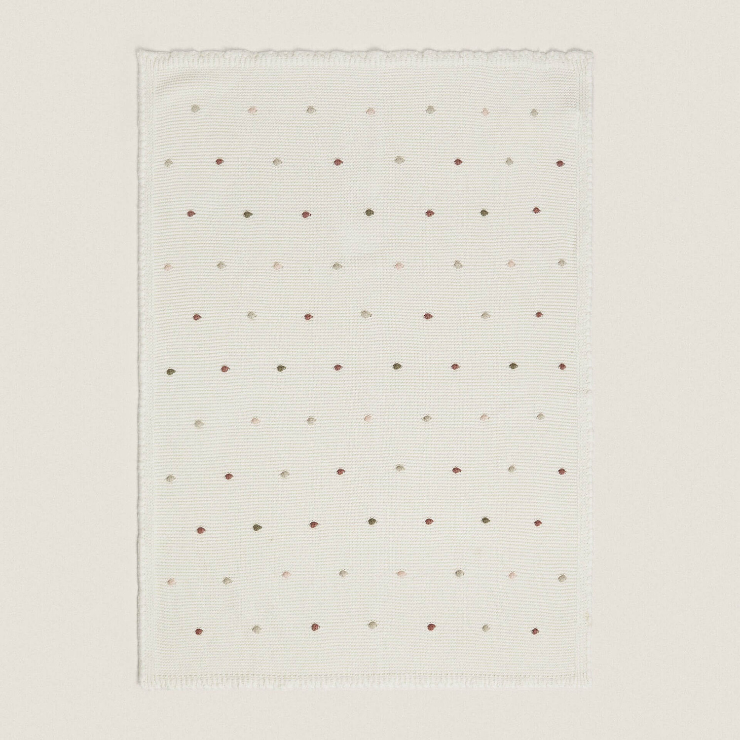 

Детский плед Zara Home Knit, белый