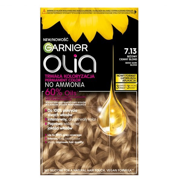 

Краска для волос Garnier Olia 7.13 Бежевый Темно-русый