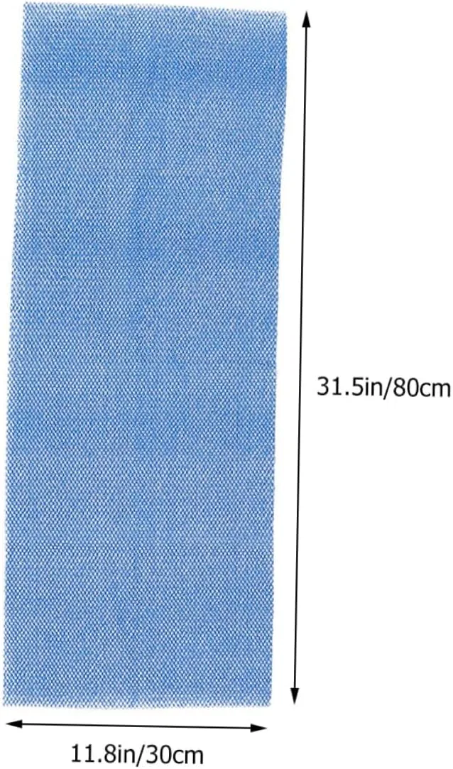 Мочалка для душа из сетки, 2 шт, VALICLUD, 80x30 см, Синий — фото 2