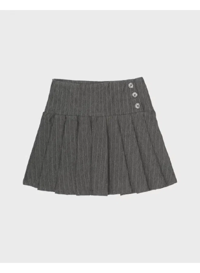 Юбка минималистичная Preppy Zara, темно-серый