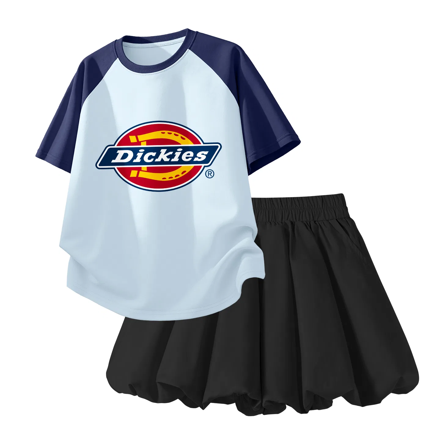 Детский спортивный комплект из 2 предметов с логотипом Dickies, Purple White/Black — фото 4