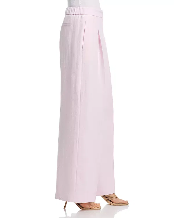 Женские брюки с защипами Tiana Pressed Pleat Wide Leg Pants Boss, Light Pastel — фото 4