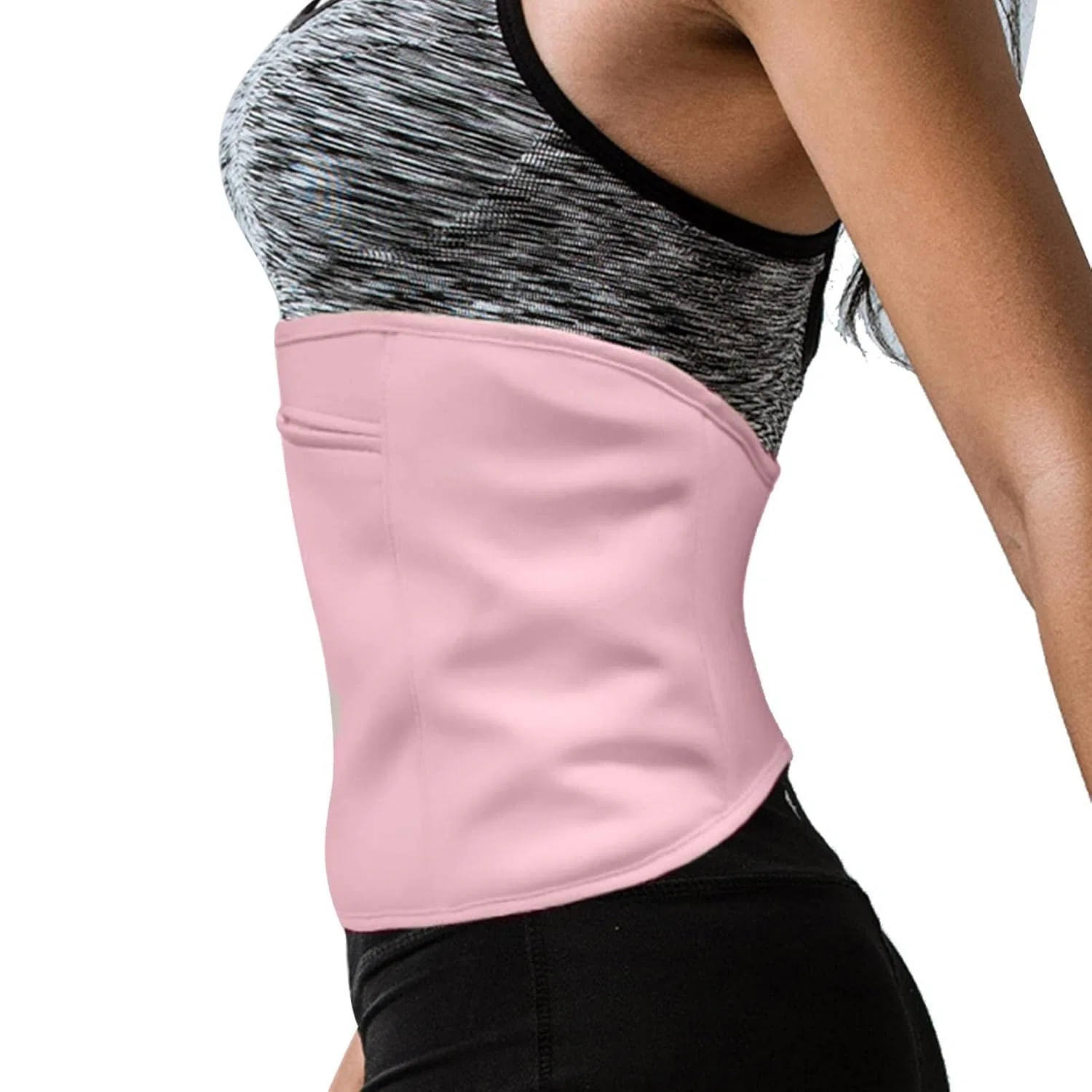 Пояс для живота с касторовым маслом, регулируемый ремень, Pink, Demaxiyad