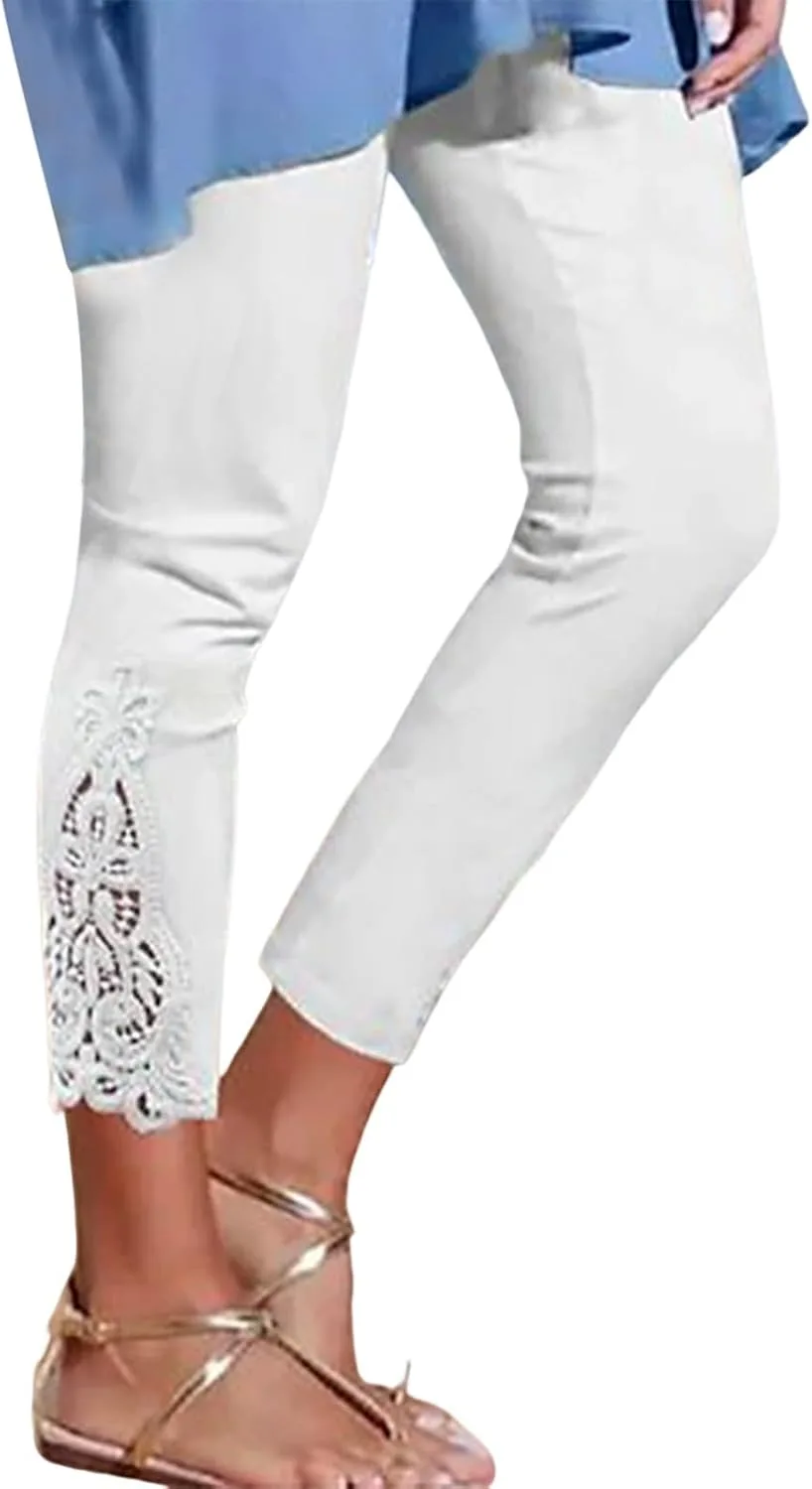 

Ласированные леггинсы для женщин Plus Size High Waisted Franterd