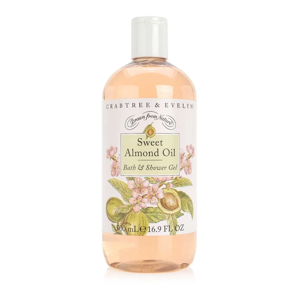 Гель для душа Almond Oil Bath and Shower Gel, Crabtree & Evelyn, 500 мл