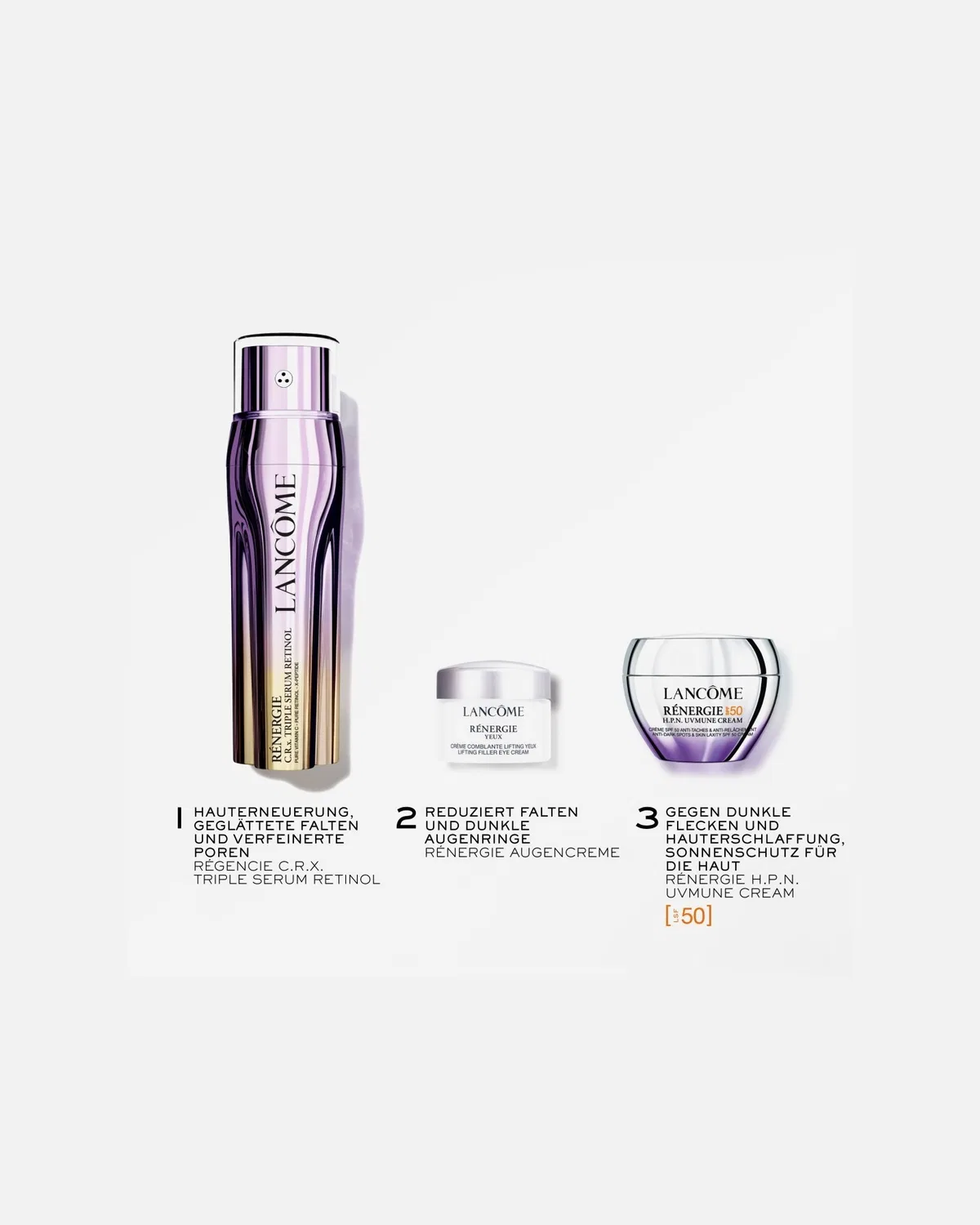 Набор для ухода за лицом Rénergie Triple Serum Lancôme, 50 Ml — фото 3