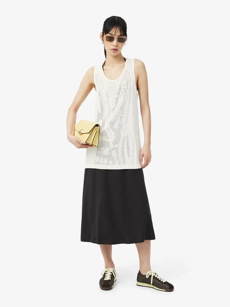Свитер без рукавов LACOSTE Mesh, White — фото 4