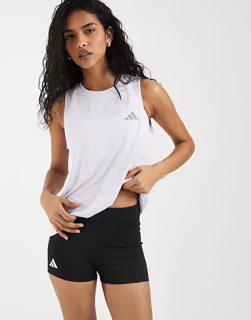 Беговые шорты Adidas Adizero, черный
