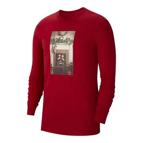 Мужская футболка с длинным рукавом Jordan Chimney Nike, Rot