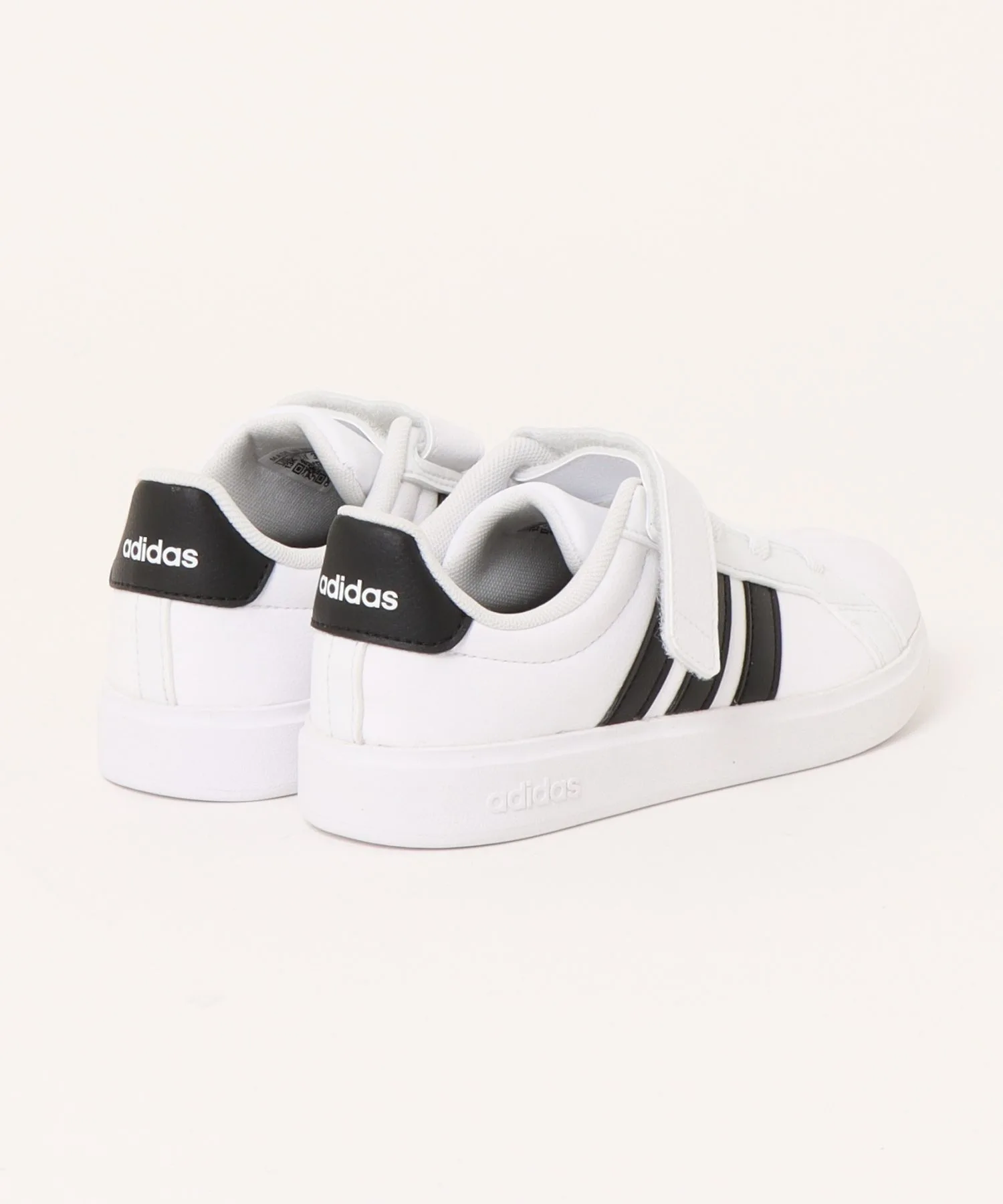 Детские кроссовки с липучкой STREETTALK EL C adidas бело-чёрные — фото 2