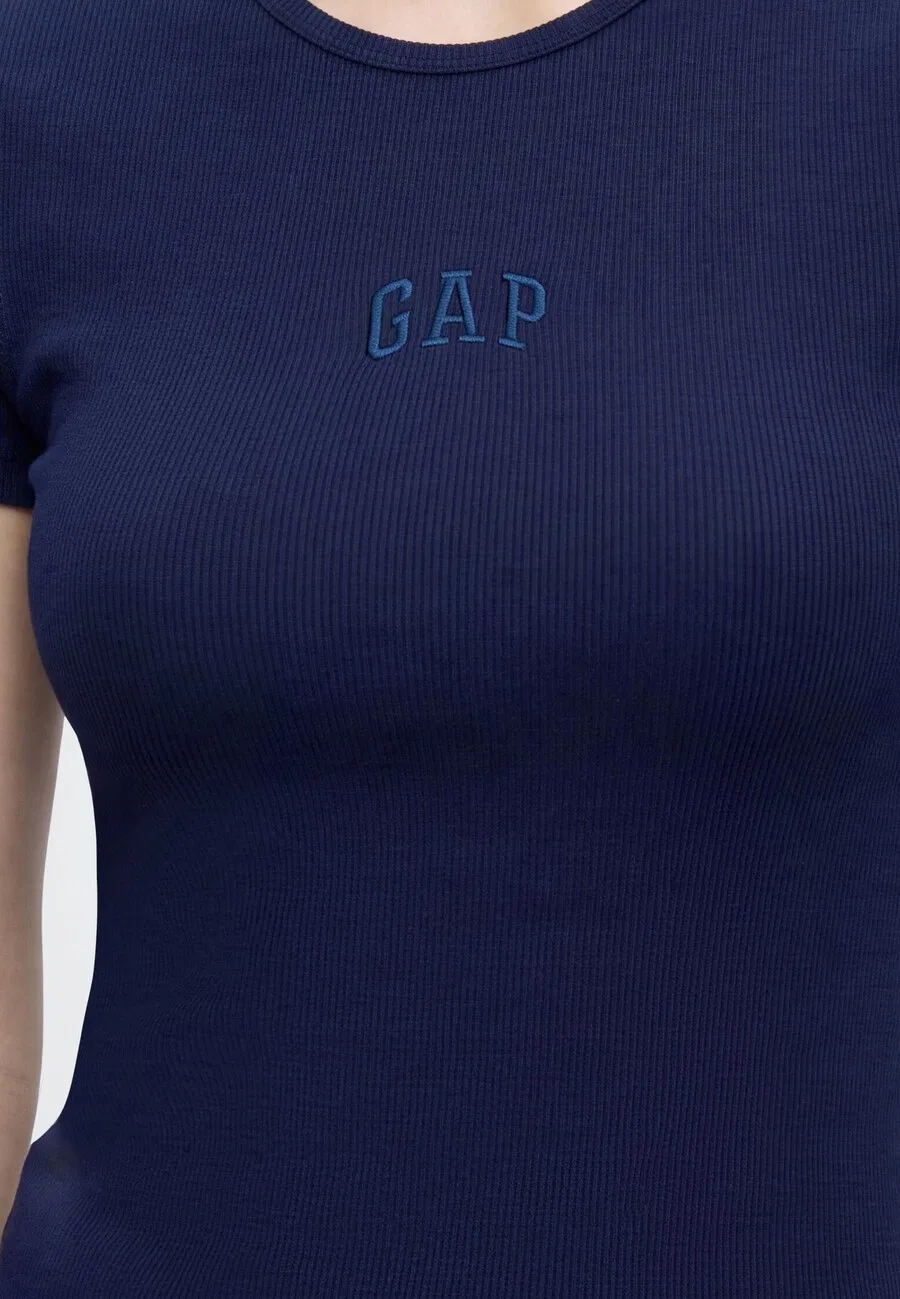 Футболка GAP темно-синего цвета — фото 3