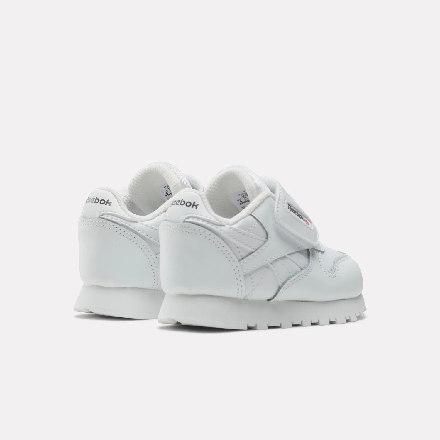 Детские кроссовки на шнуровке Classic Leather Reebok Classic, White/Grey — фото 4