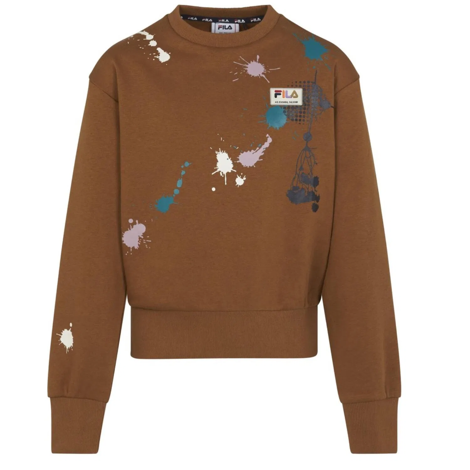 Детский свитшот для девочек Tillburg Fila, Braun Quiksilver