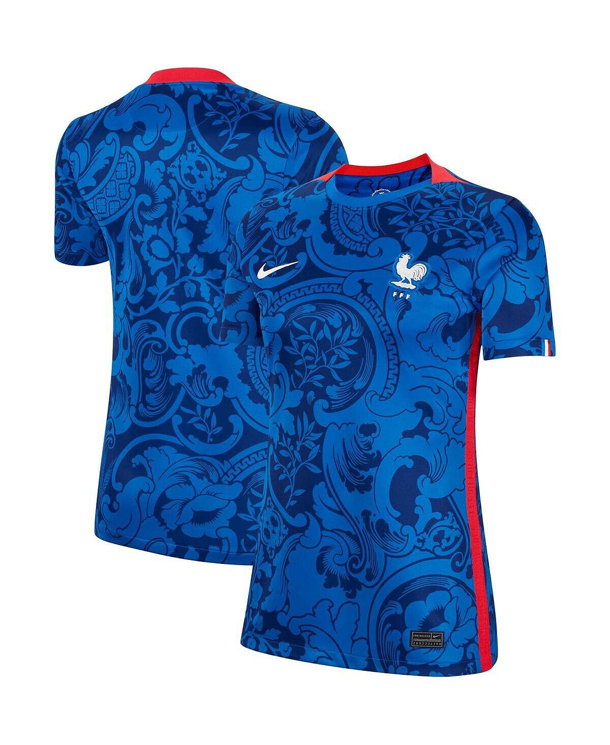 

Футболка Nike Women's Blue France Women's National Team 2022/23 Home, синий