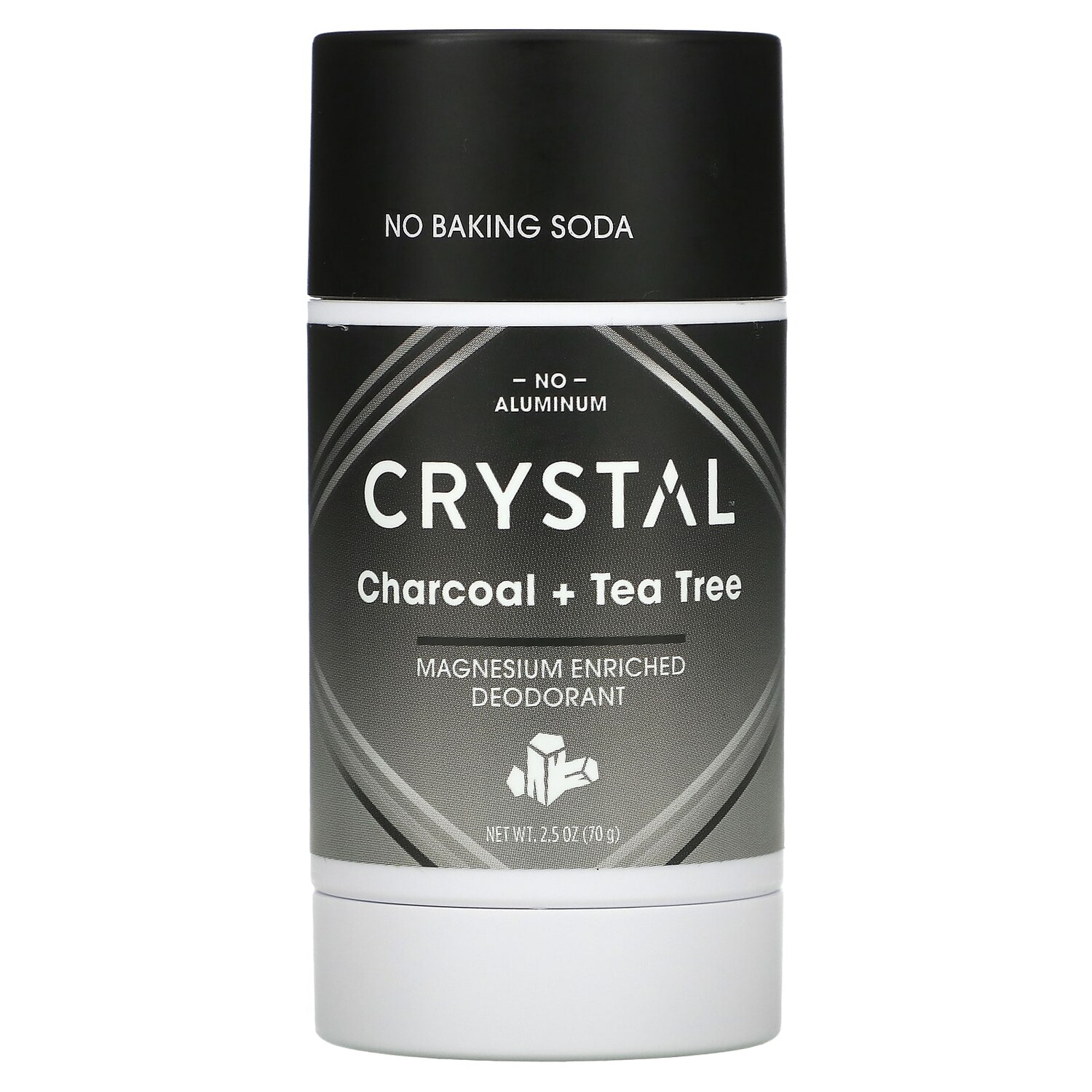 

Обогащенный Магнием Дезодорант Crystal Body Deodorant, древесный уголь / чайное дерево, 70 г