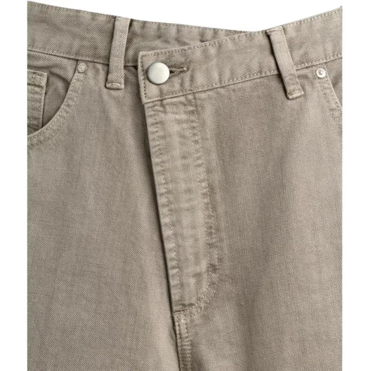 Детские брюки повседневные прямого кроя Light Gray ZARA, Светло-серый — фото 4