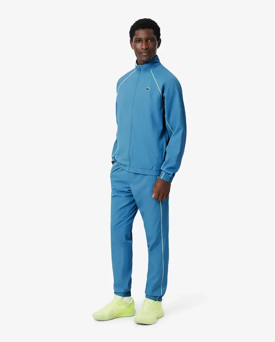 Мужской спортивный костюм с контрастной отделкой Lacoste, Azul Claro