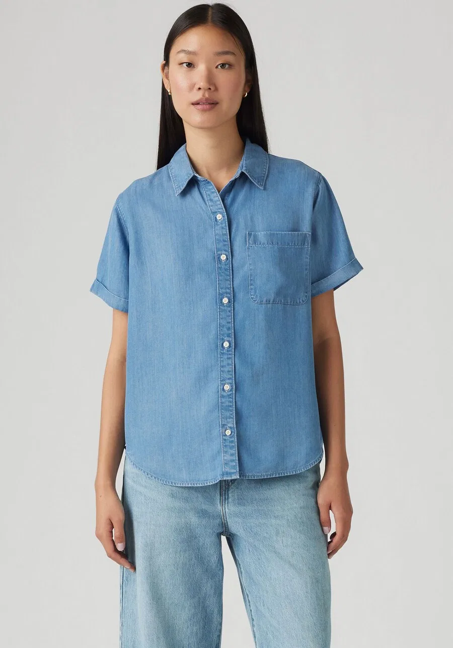 Блузка LEVI'S синего цвета — фото 2