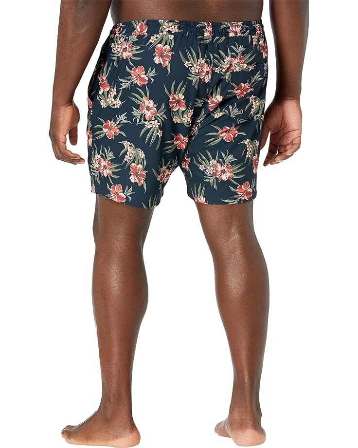 

Шорты для плавания Johnny Bigg Big & Tall Floral Stretch Swim Shorts, ржавый