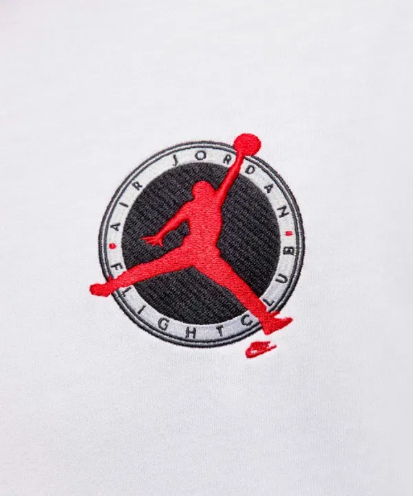 Футболка с коротким рукавом, логотип, Jordan Flight Club, Nike, белый — фото 4