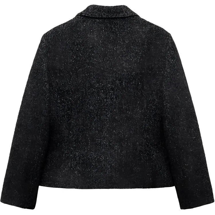 Женский деловой костюм темно-серый ZARA, Dark Gray — фото 3