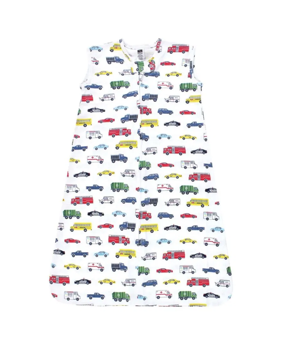 Детский спальный мешок без рукавов Cotton Sleeveless Slumber Shell Hudson Baby, Going Places