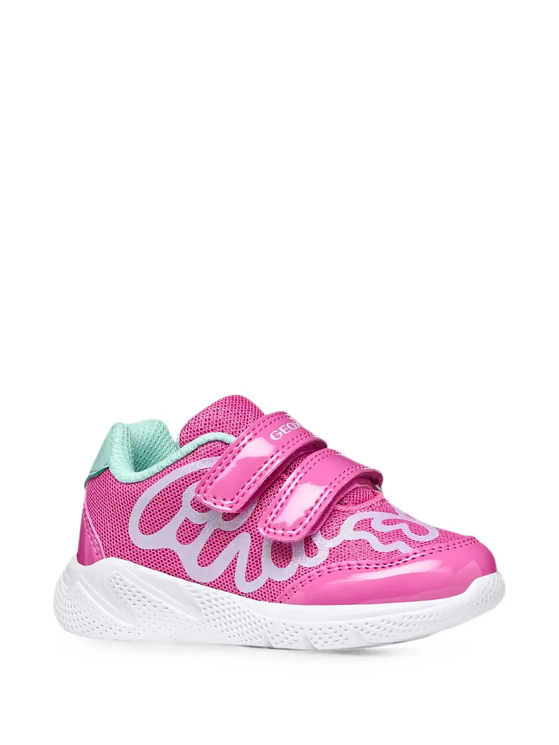 Кроссовки Sprintye с принтом Geox Kids, розовый