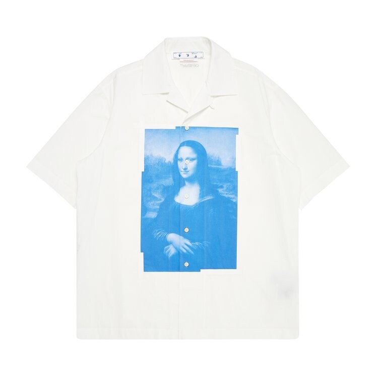 

Рубашка Off-White Monalisa Holiday Shirt 'White', белый