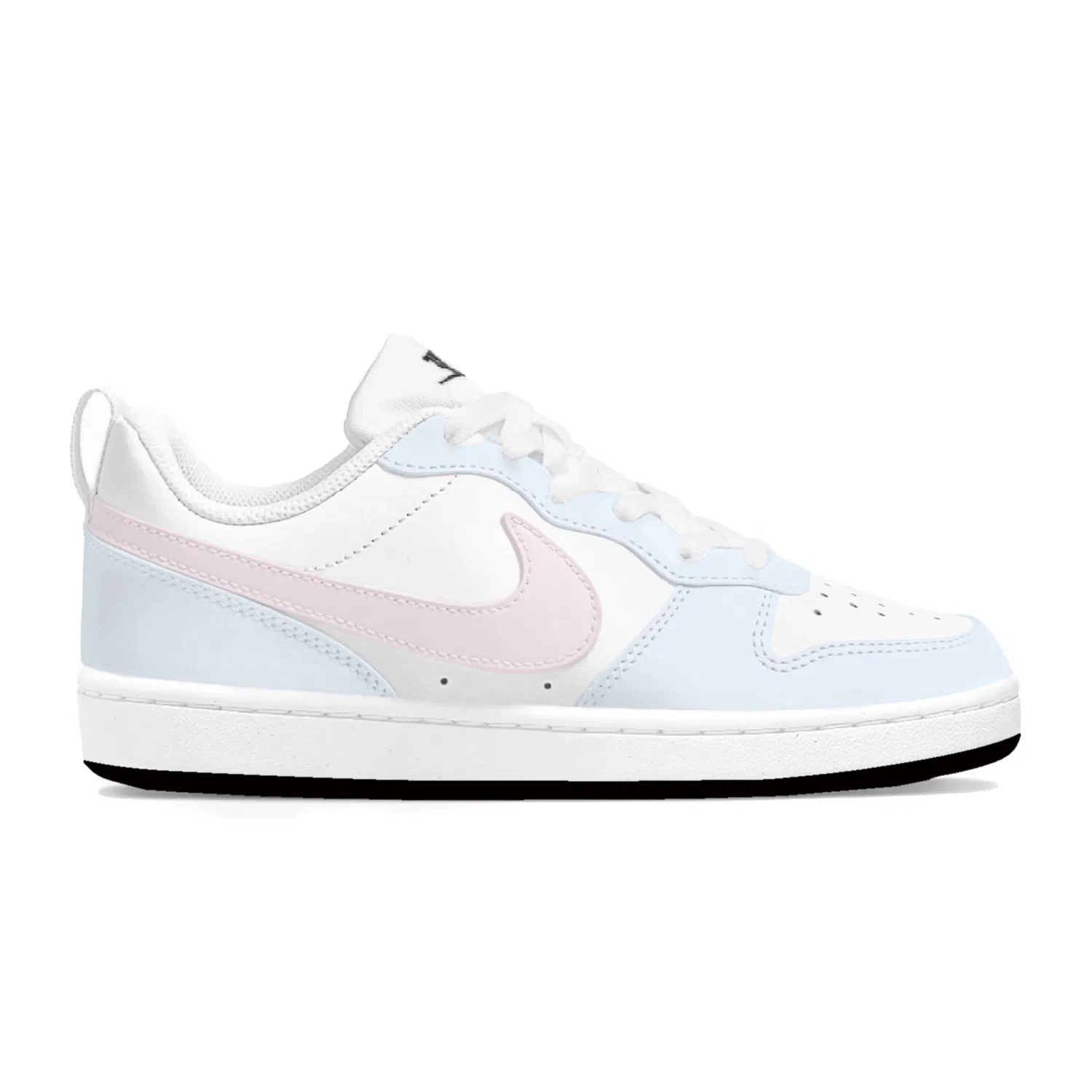 Детские кроссовки-скейтбординг Nike Court Borough Blue Pink — фото 4