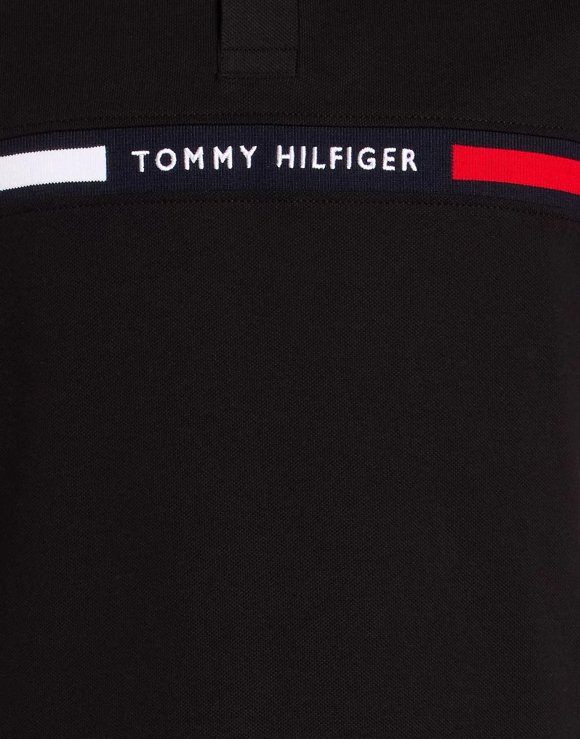 Мужская поло с коротким рукавом Tommy Hilfiger, черный — фото 4