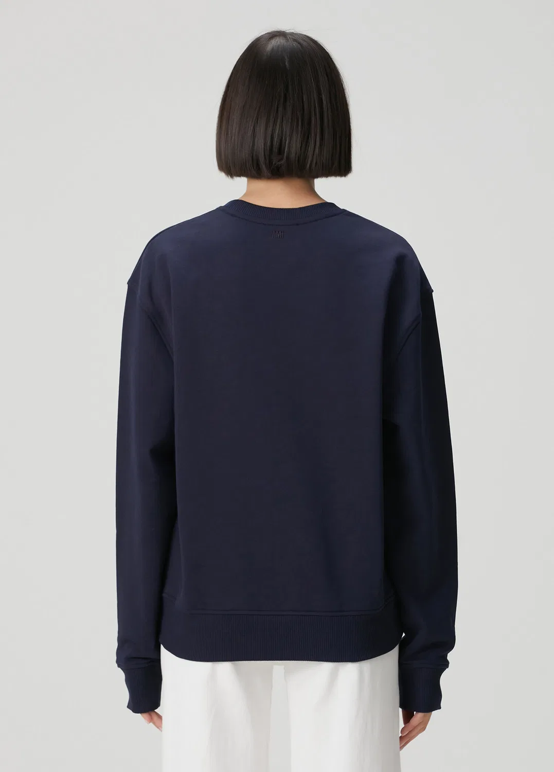 Свитшот Ami Paris, navy — фото 4
