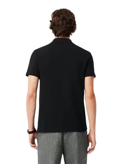 Поло с коротким рукавом Regular Fit Lacoste, Black — фото 2