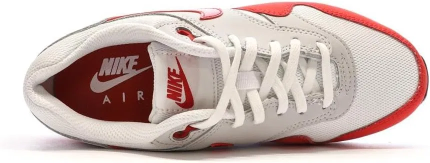 Детские кроссовки для мальчиков Air Max 1 Nike, Neutral Grey/University Red/White/Black — фото 4