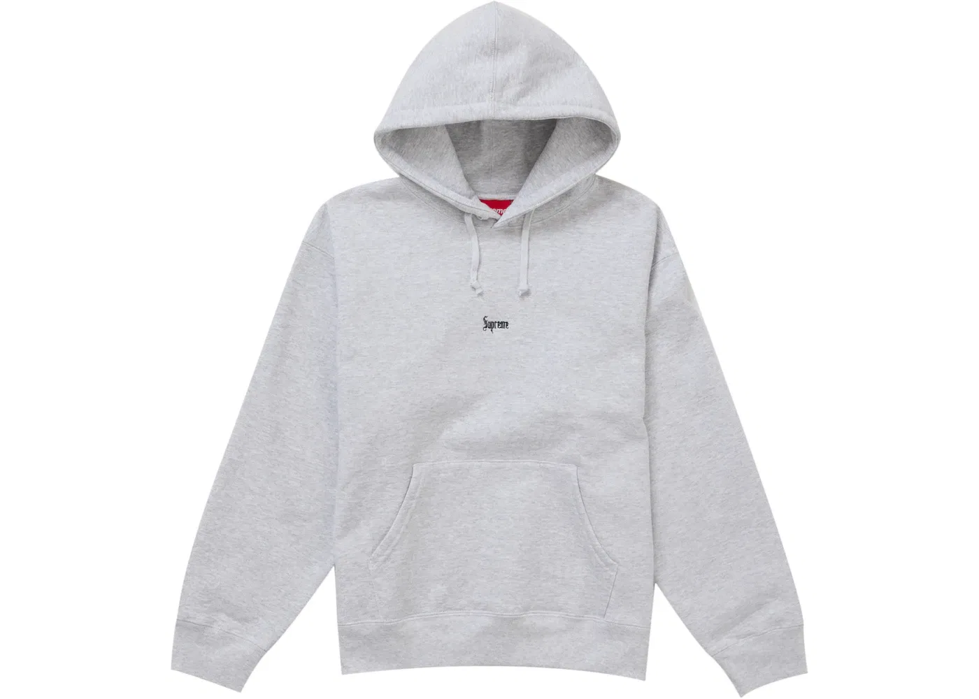 Мужская худи с принтом Supreme Sweatshirt (FW24), Ash Grey