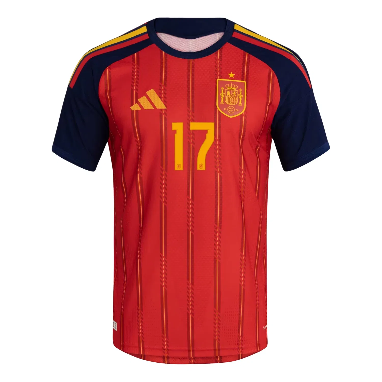 Мужская футболка Nicholas Williams Arthuer Spain 26 Home Authentic Jersey Adidas, красный — фото 2