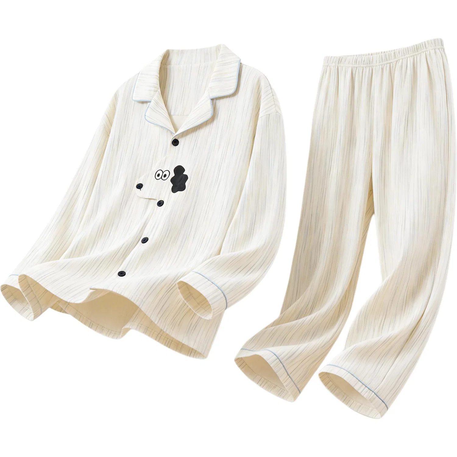 Детский комплект домашней одежды с принтом Red Bean Girl Homewear Set, Red Bean, Цвет: Wrjw2851 Классный Песик