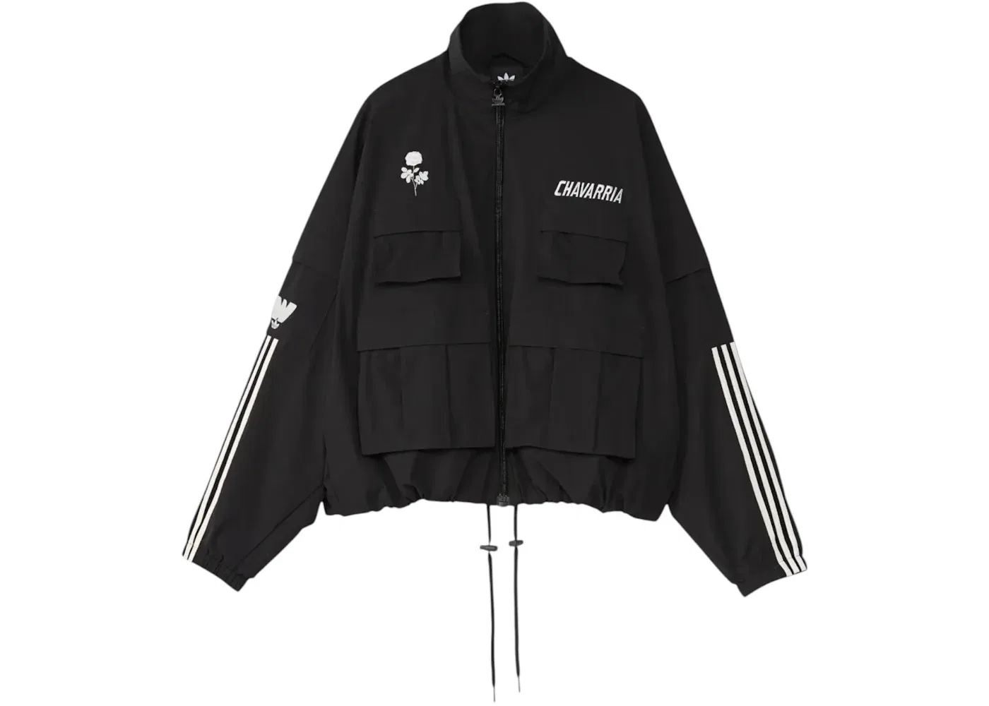 Мужская куртка карго на молнии Adidas x Willy Chavarria, черный