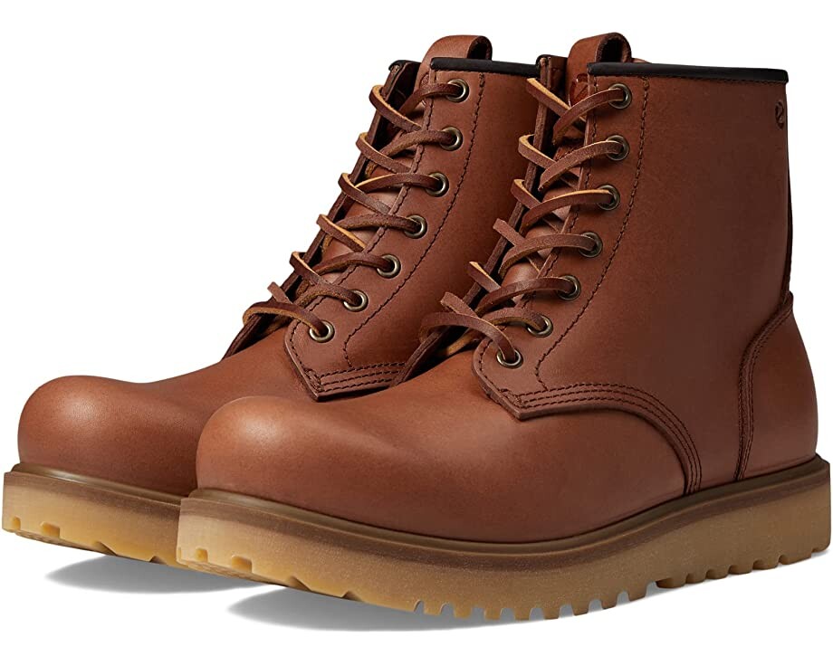 

Ботинки Staker Plain Toe Tie Premium Lace Boot ECCO, ржавчина