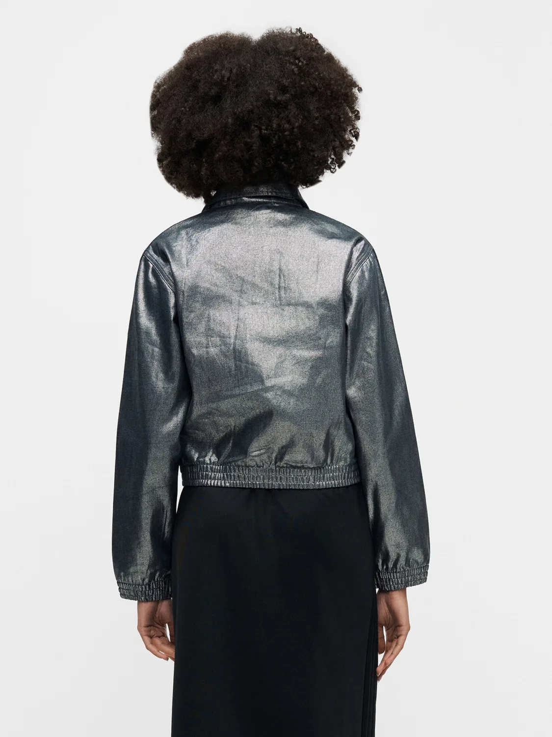 Куртка Adidas Originals Between-Season FIREBIRD серебристого цвета — фото 3