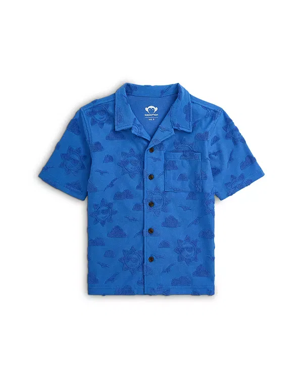 Детская рубашка с коротким рукавом Appaman, Cobalt Blue