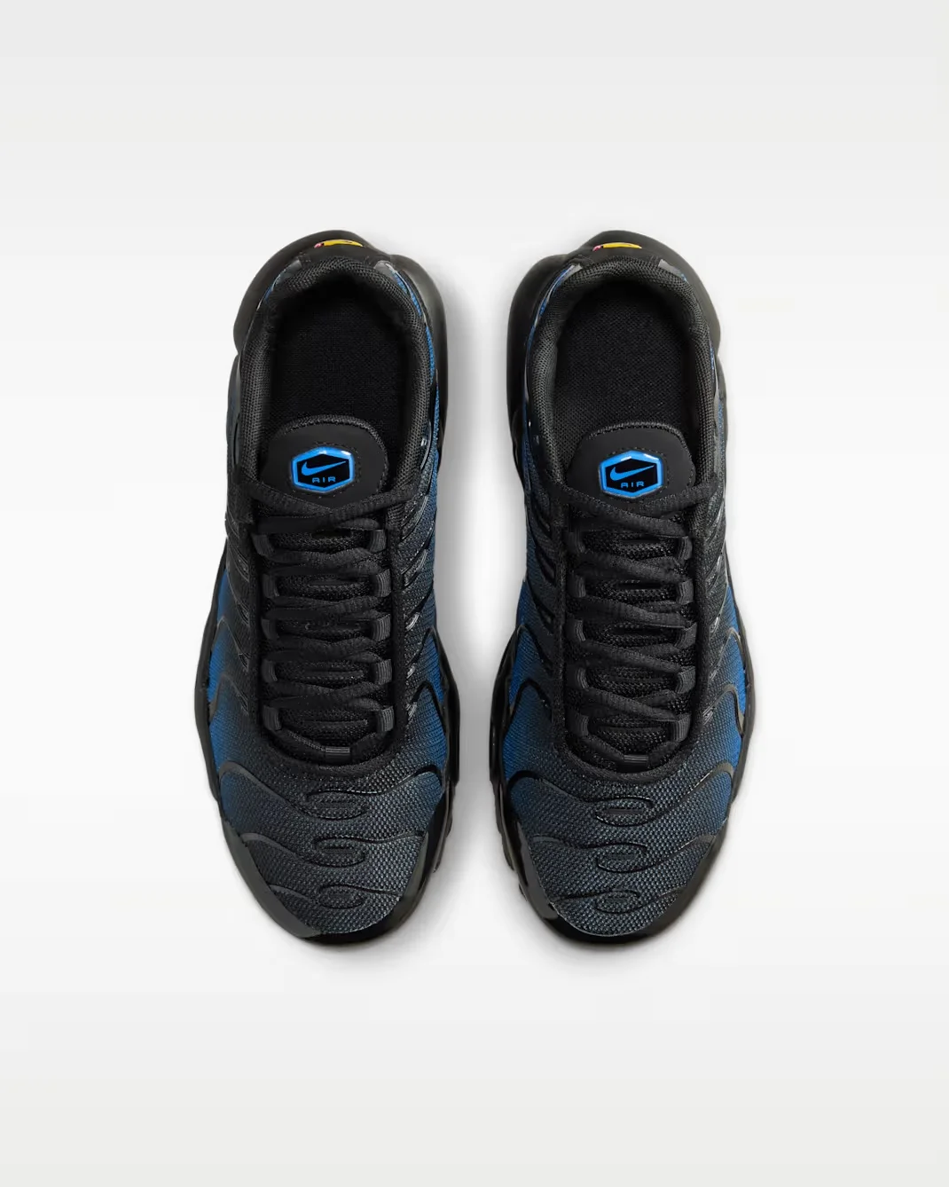 Кроссовки подростковые Nike Air Max Plus, черный/синий — фото 3