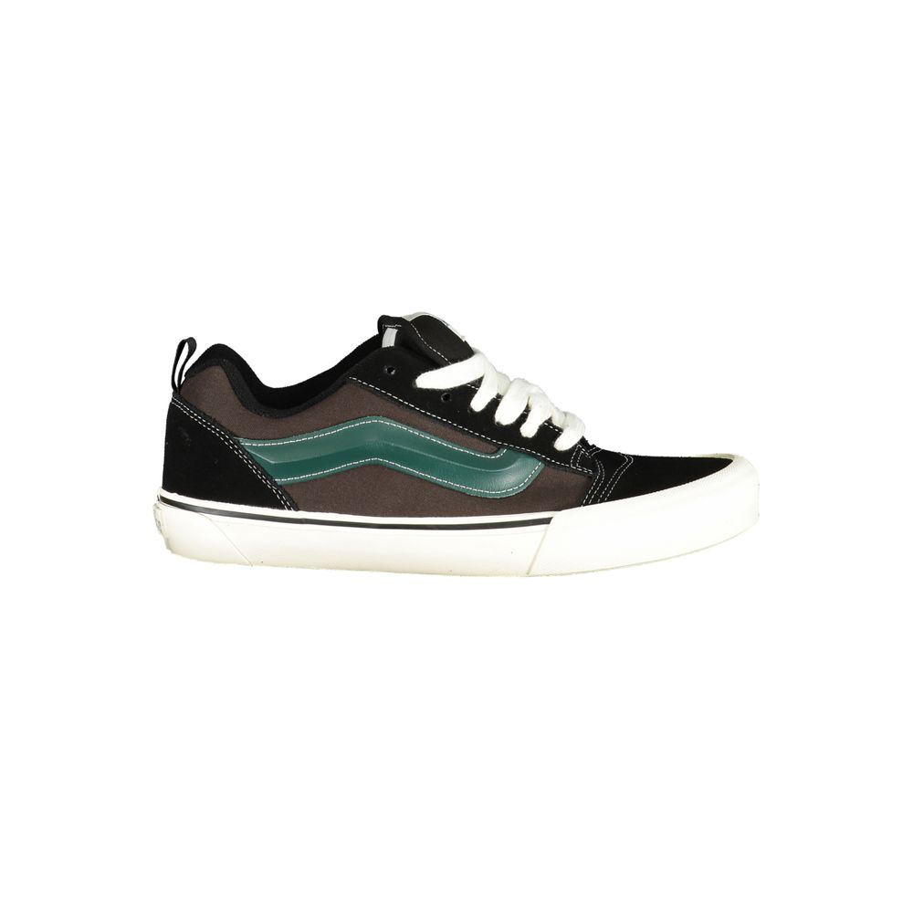

Черные кожаные мужские кроссовки Vans