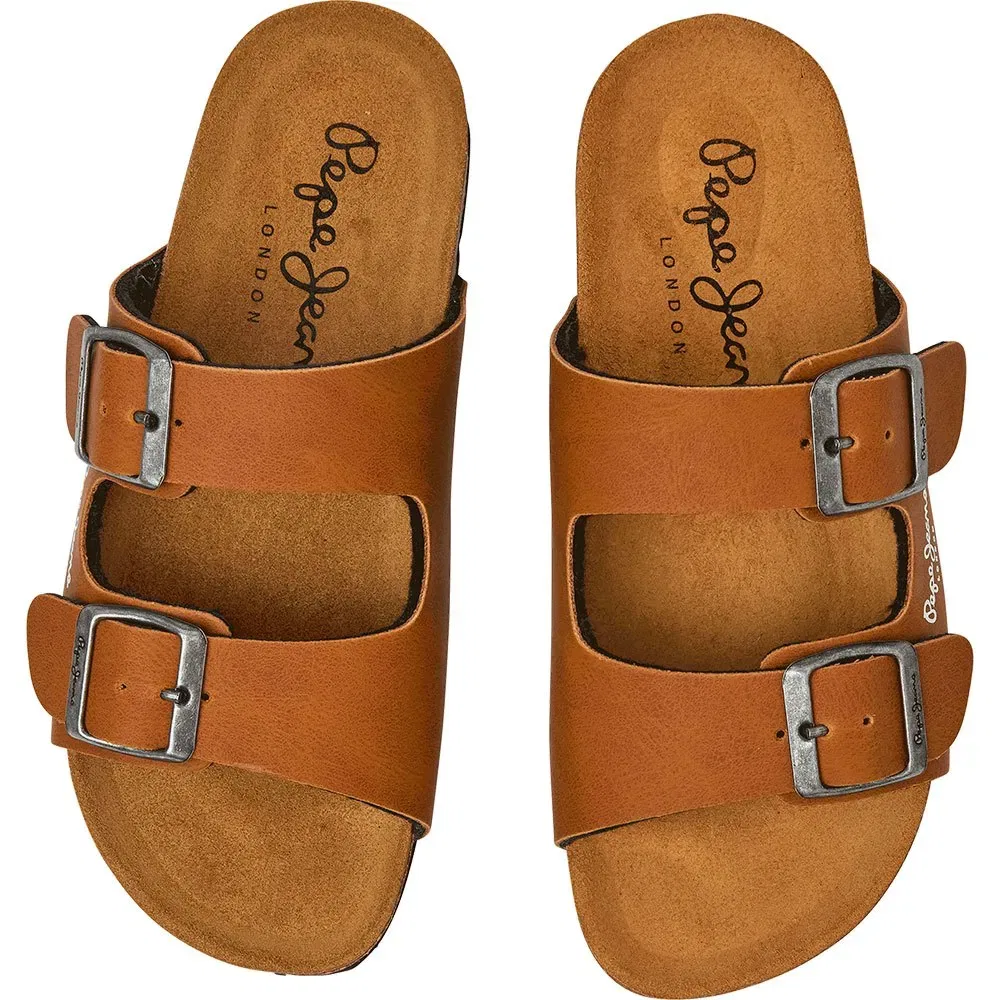 Сандалии Bio Double Kansas Pepe Jeans, коричневый — фото 4